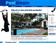 Tablet Screenshot of poolmagic.se